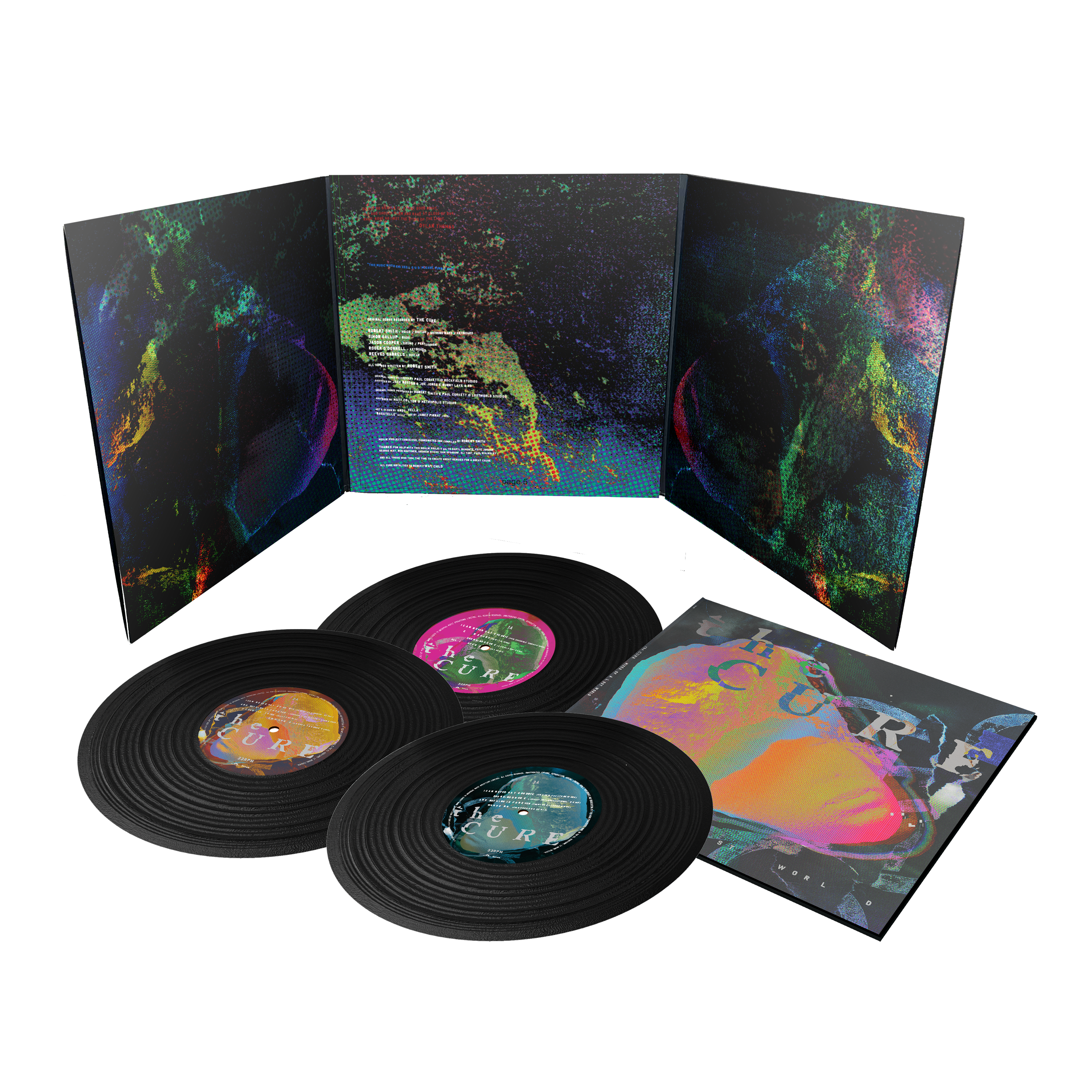 Mixes Of A Lost World Deluxe Tri-Gatefold 3LP - The Cure Official